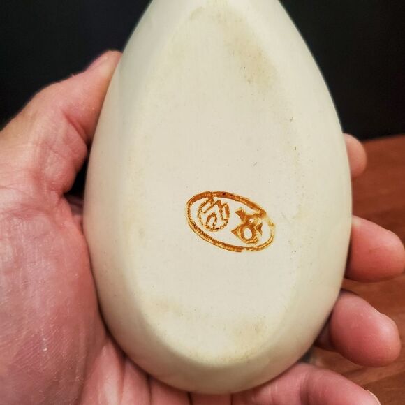 Polish Pottery Blue Snowflake Spoon Rest - Picture 4 of 5